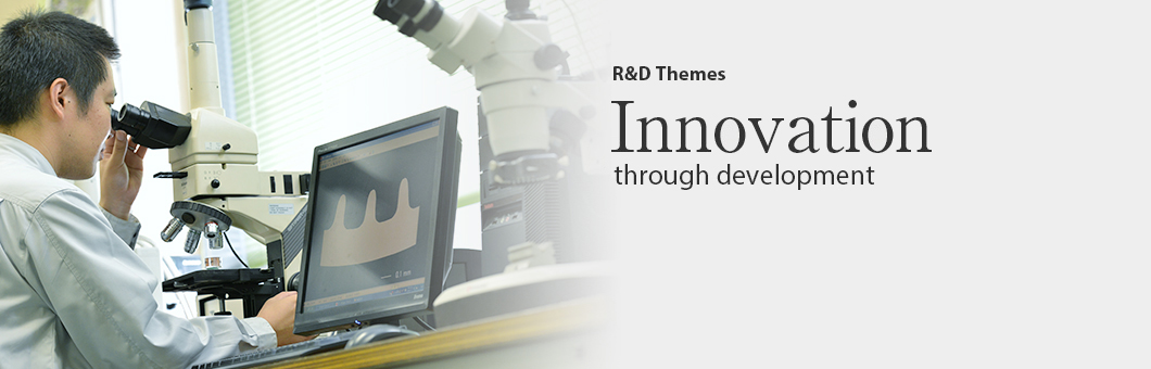 R&D Themes Innovation through development