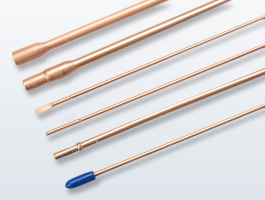 Photograph of capillary tubes with various tube ends