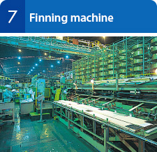7 Finning machine