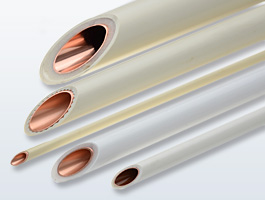Photograph of insulated tubes