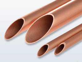Photograph of inner-grooved tubes